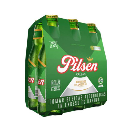 CERVEZA PILSEN CALLAO 305ml - PACK [6 BOTELLAS]